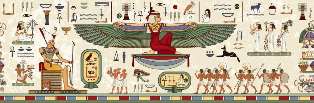 ÄGYPTEN Hieroglyphen und Symbole, Graphik Shutterstock